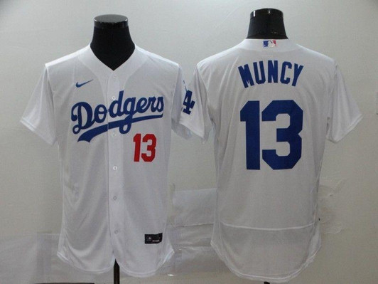 Los Angeles Dodgers Max Muncy #13 2020 MLB White Jersey