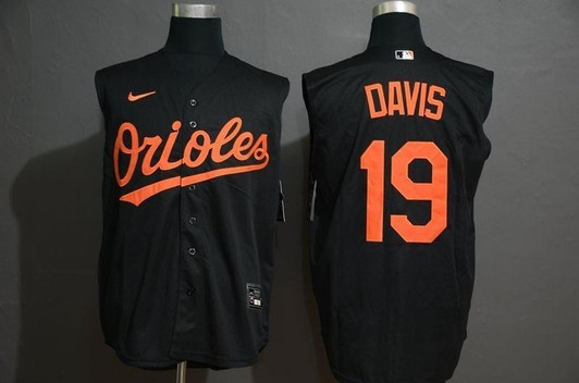 Baltimore Orioles Chris Davis 19 2020 MLB Black Jersey