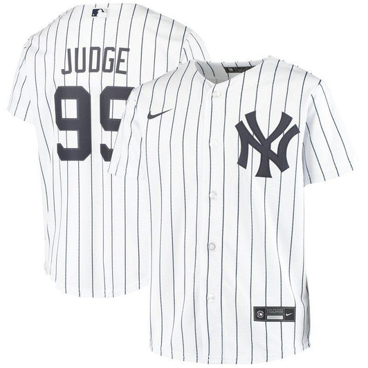 New York Yankees Aaron Judge #99 2020 MLB White Jersey