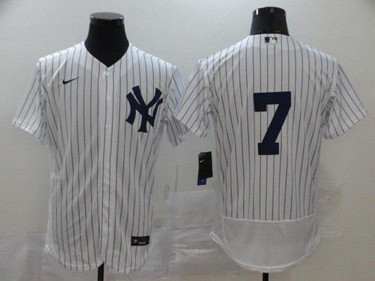 New York Yankees Mickey Mantle #7 2020 MLB White Jersey