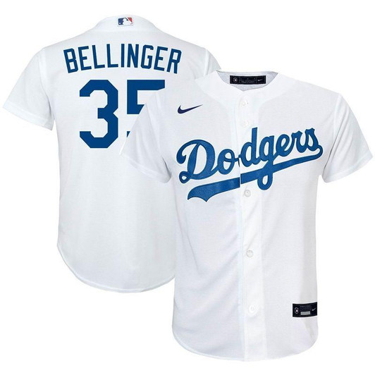 Los Angeles Dodgers Cody Bellinger #35 2020 MLB White Jersey