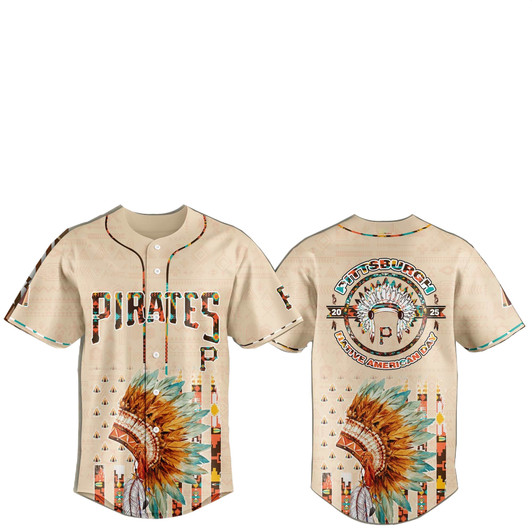 Pittsburgh Pirates Special Native American Day Jersey 2025