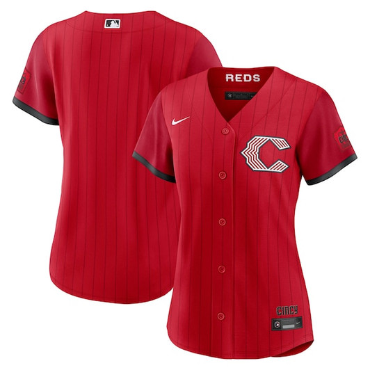 Women's Cincinnati Reds  Nike Red 2026 City Connect Stadium Jersey