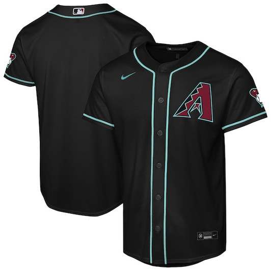 Youth Arizona Diamondbacks  Nike Black Alternate Stadium Jersey