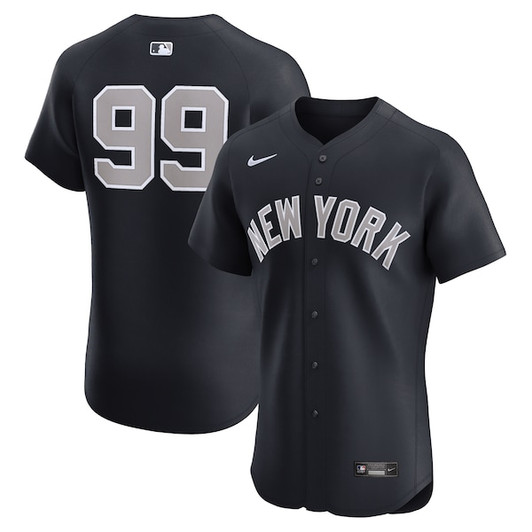 Men's New York Yankees Aaron Judge Nike Navy Alternate Elite Jersey