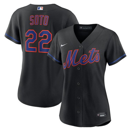 Women's New York Mets Juan Soto Nike Black Alternate Replica Jersey