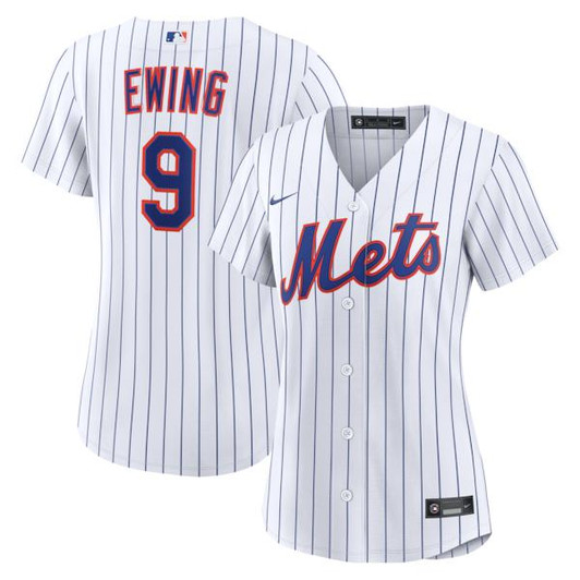 Women's New York Mets AJ Ewing Nike White Home Replica Jersey