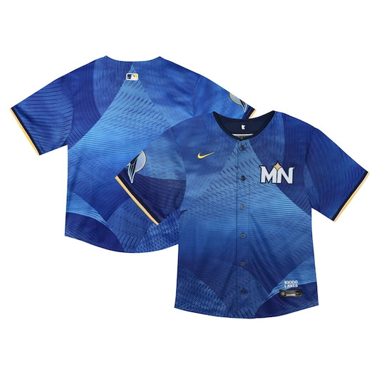 Infant Minnesota Twins Nike Navy 2024 City Connect Limited Jersey