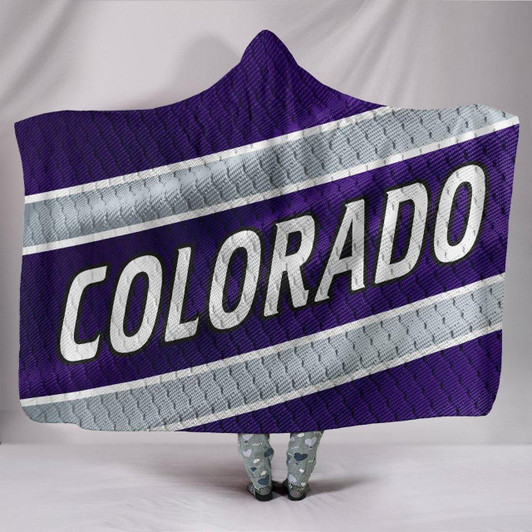 Colorado Rockies Unofficial Baseball Jersey Hooded Blanket Adult Youth, Large Size 60x80 Inches, Hooded Blanket775 - BOBBY SHOP