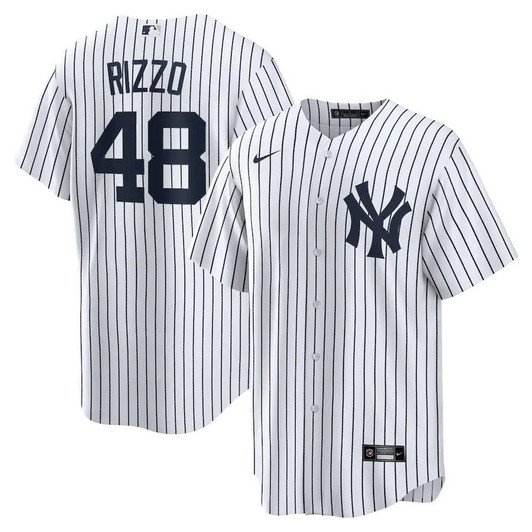 Mens New York Yankees Anthony Rizzo Nike Replica Replica White Home Official Replica Player Jersey