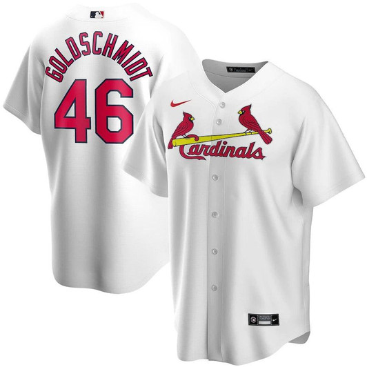 Mens St. Louis Cardinals Paul Goldschmidt Nike Replica Replica White Home Replica Player Name Jersey