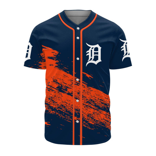 Detroit Tigers Baseball Jersey Shirt Grunge Hot Trending Style - MLB