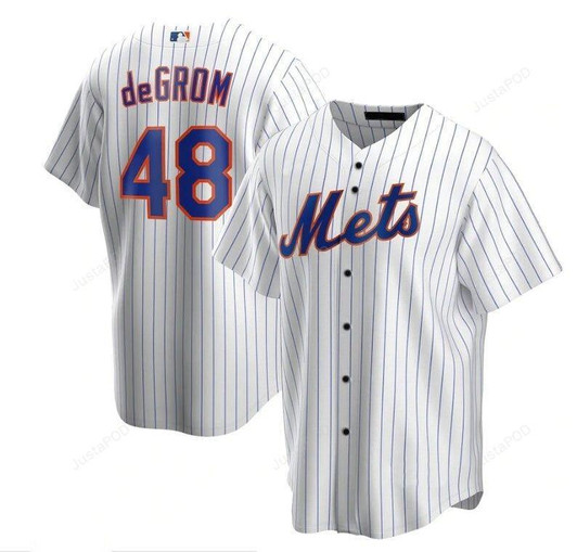 Jacob deGrom #48 New York Mets Baseball Jersey MLB All Over Print Baseball Jersey For Fans