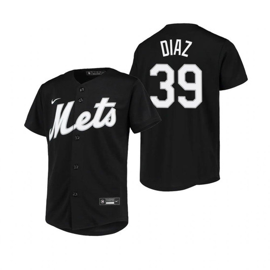 New York Mets #39 Edwin Diaz 2020 Alternate Black Jersey Gift For Mets Fans