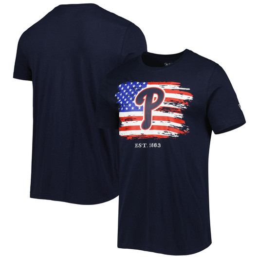 Philadelphia Phillies New Era 4th of July Jersey T-Shirt - Navy