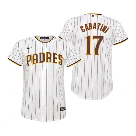 San Diego Padres #17 Victor Caratini 2020 White Jersey Gift For Padres Fans