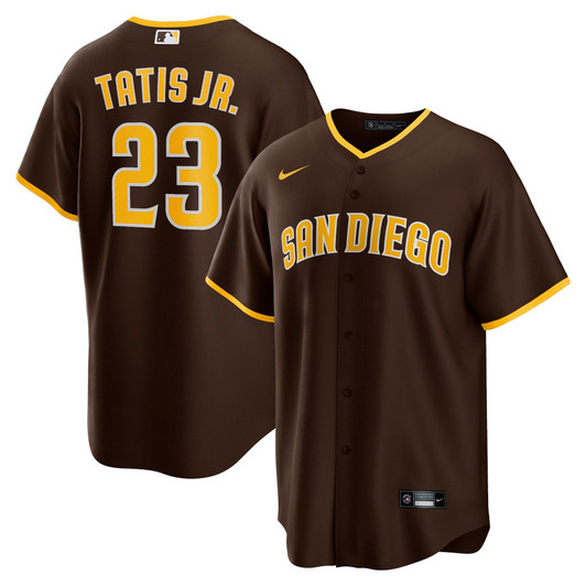 Fernando Tatis Jr. San Diego Padres Nike Replica Replica Alternate Replica Player Jersey - Brown