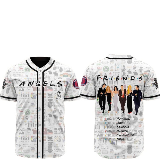 2025 Los Angeles Angels Friends Baseball Jersey