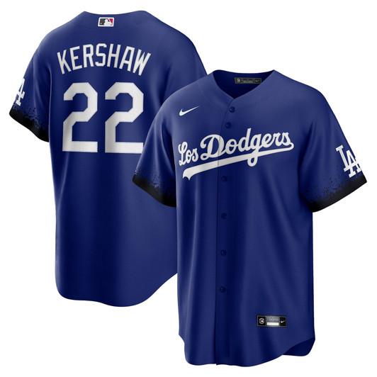 Clayton Kershaw Los Angeles Dodgers Nike Replica Replica City Connect Replica Player Jersey - Royal