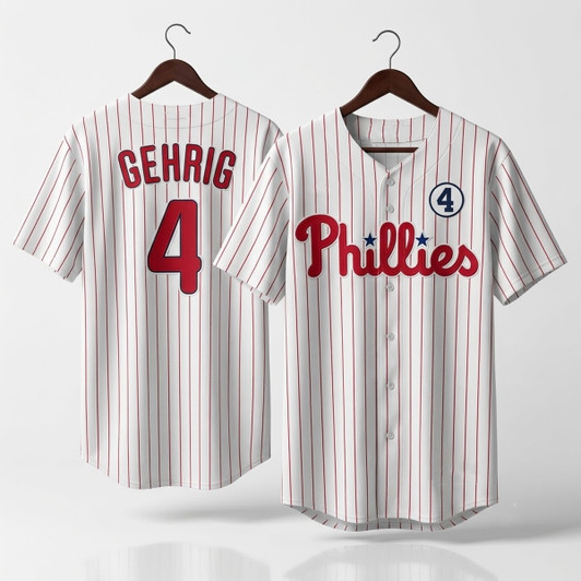 Phillies Number 4 ALS Lou Gehrig Day 2026 Jersey