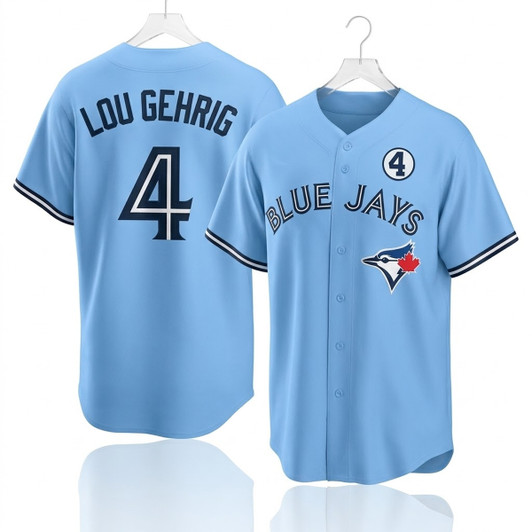 Blue Jays Number 4 ALS Lou Gehrig Day 2026 Jersey