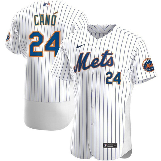 New York Mets Robinson Cano 24 2021 Mlb White Jersey Jersey