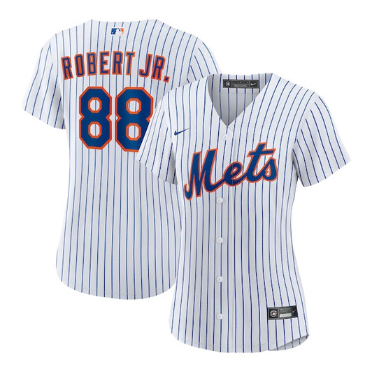 Women's New York Mets Luis Robert Jr. Nike White Home Replica Jersey