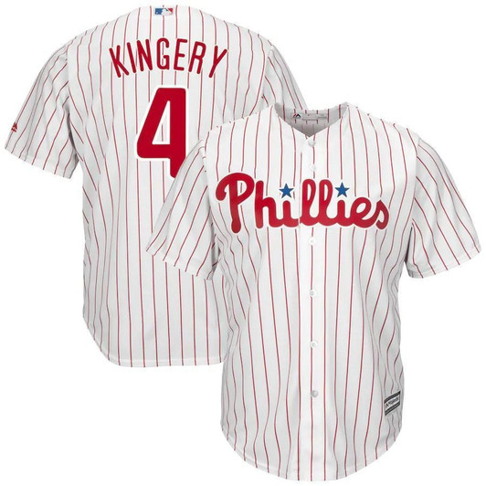 Scott Kingery Philadelphia Phillies Majestic Official Cool Base Player White 3D Jersey