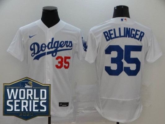 Los Angeles Dodgers Cody Bellinger#35 2020 Mlb White Jersey