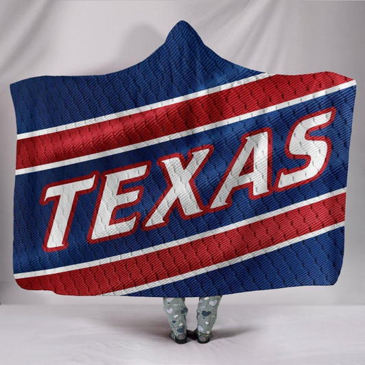 Texas Rangers Unofficial Baseball Jersey Hooded Blanket Adult Youth, Large Size 60x80 Inches, Hooded Blanket445 - BOBBY SHOP