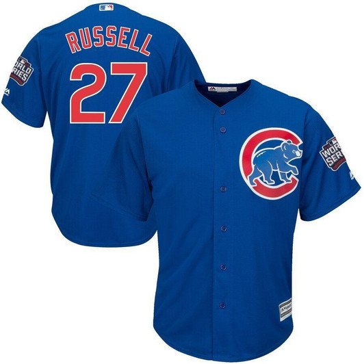 Addison Russell Chicago Cubs Majestic 2016 World Series Bound Alternate Cool Base Player Jersey Royal 2019