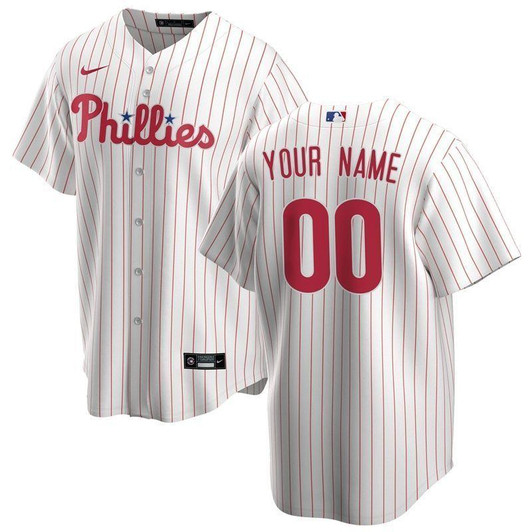 Philadelphia Phillies 2020 MLB Personalized Custom White Custom Jersey