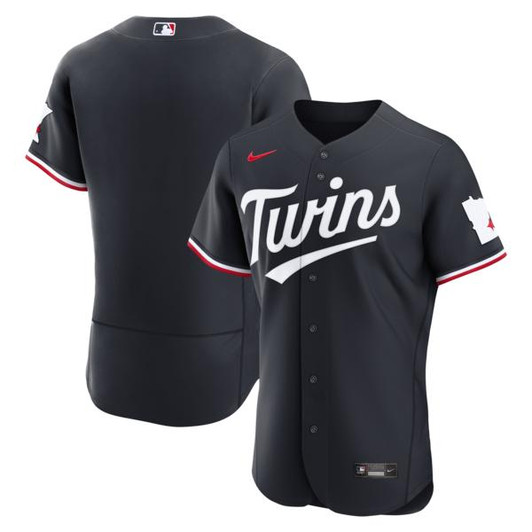 Men's Minnesota Twins  Nike Navy Alternate  Jersey