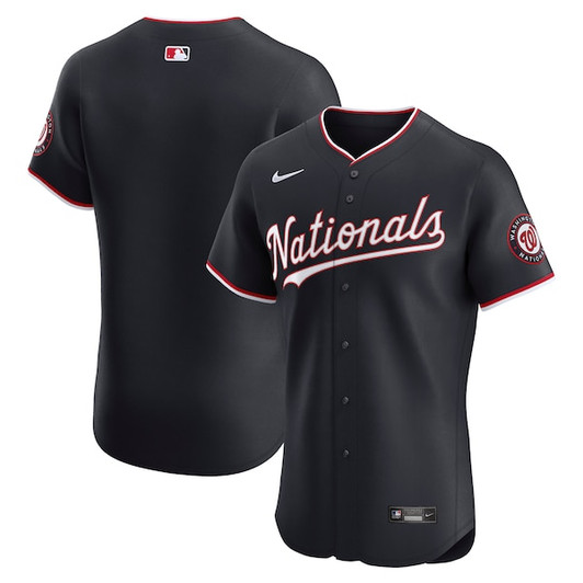 Men's Washington Nationals Nike Navy Alternate  Elite Jersey
