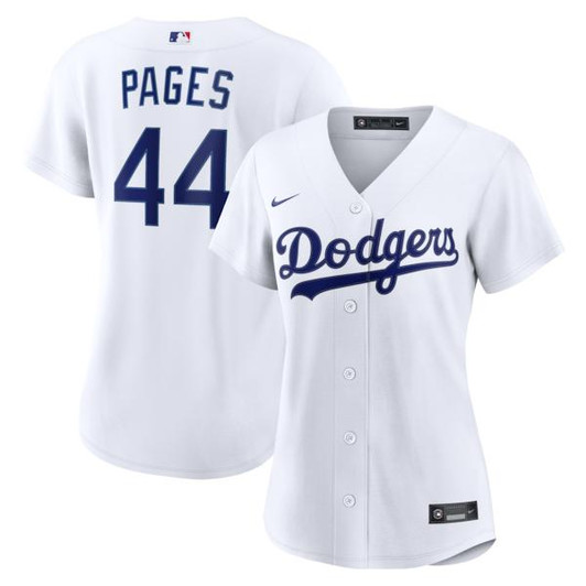 Women's Los Angeles Dodgers Andy Pages Nike White Home Replica Jersey