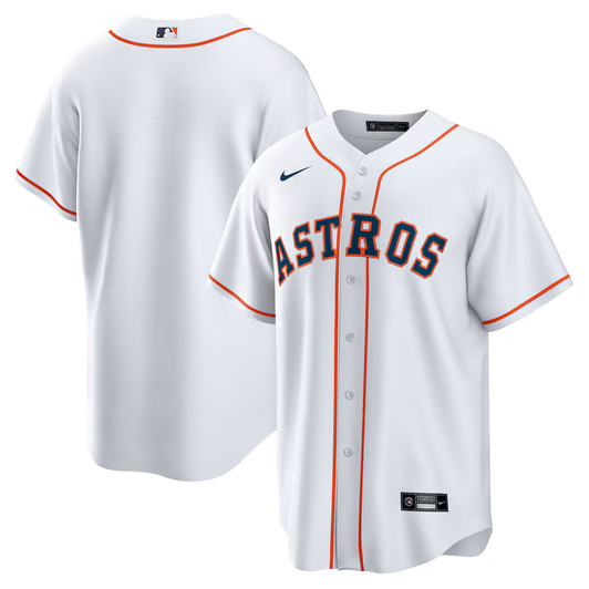 Houston Astros MLB Nike Home Replica Team Jersey – White