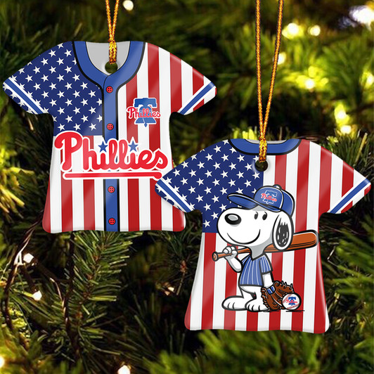 Philadelphia Phillies Champions Throwback Jersey Ceramic Ornament – Funny Handmade Gift