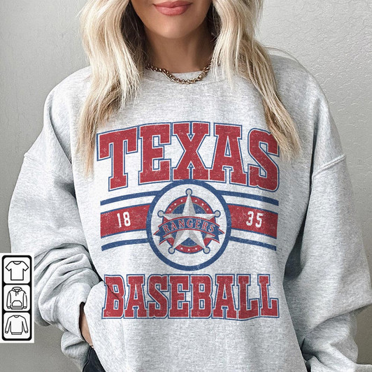 Vintage Texas Rangers Shirt, Retro Texas Baseball Sweatshirt Jersey Champions, MLB Texas Rangers Baseball T-shirt 2610 LTRP