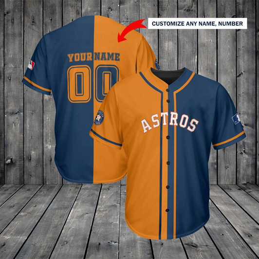 Houston Astros Personalized Baseball Jersey Shirt 120 Hkt0906 Sport Hot Trending Hot Choice Design Beautiful - MLB