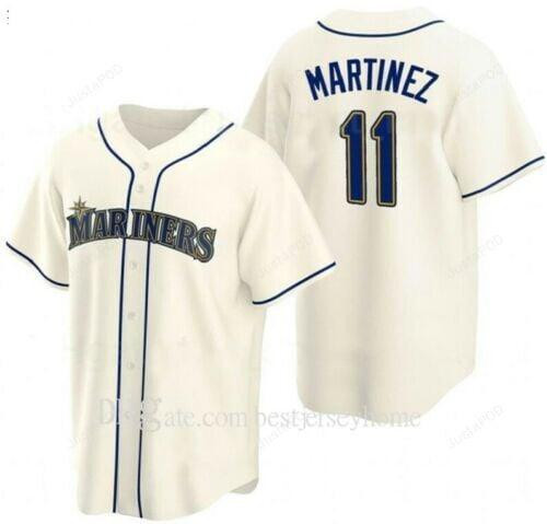 Edgar Martinez Seattle Mariners Baseball Tee Jersey Shirt