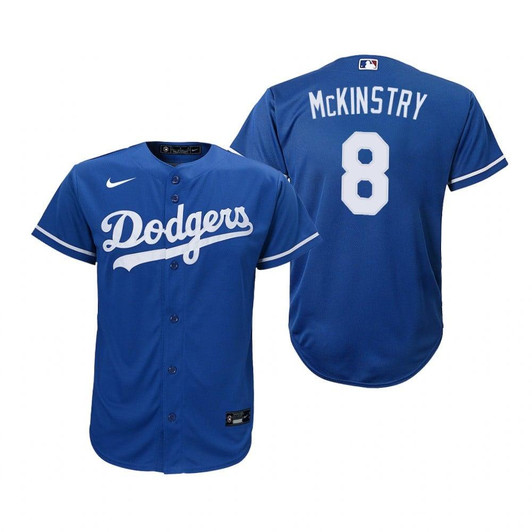 Los Angeles Dodgers #8 Zach Mckinstry 2020 Alternate Royal Jersey Gift For Dodgers Fans
