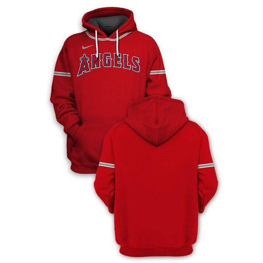 Los Angeles Angels Mlb Baseball Team Red Jersey Style Gift For Baseball And Angels Fans Hoodie - MLB