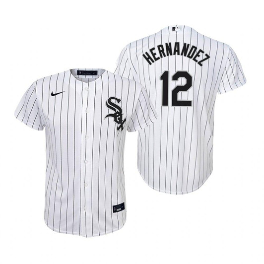Chicago White Sox #12 Cesar Hernandez Collection 2020 Alternate White Jersey Gift For Sox Fans