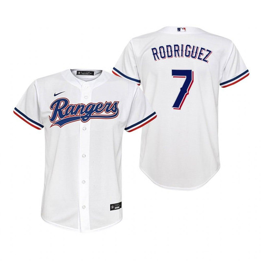 Texas Rangers #7 Ivan Rodriguez 2020 White Jersey Gift For Rangers Fans