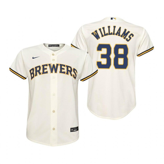 Milwaukee Brewers #38 Devin Williams 2020 Cream Jersey Gift For Brewers Fans