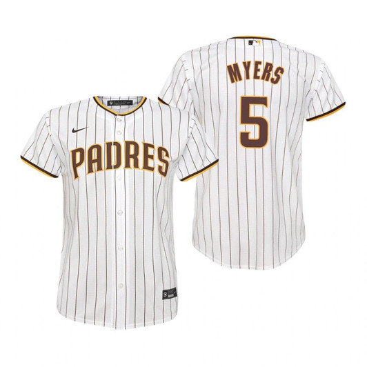 San Diego Padres #5 Wil Myers 2020 White Jersey Gift For Padres Fans
