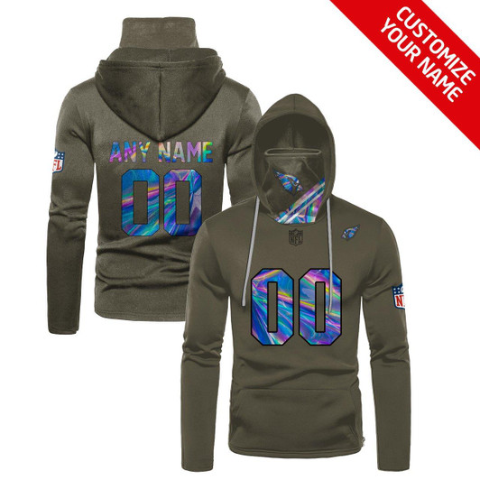 Arizona Diamondbacks Mlb Baseball Team Logo Olive Jersey Style Gift With Custom Number Name For Diamondbacks Fans Masked Hoodie