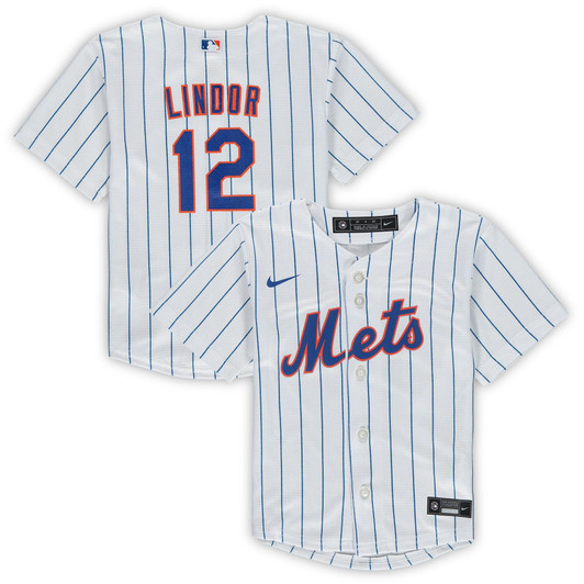 Francisco Lindor New York Mets Nike Replica Replica Toddler Replica Player Jersey - White