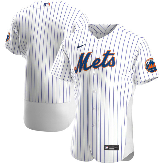 New York Mets Nike Home  Team Jersey - White
