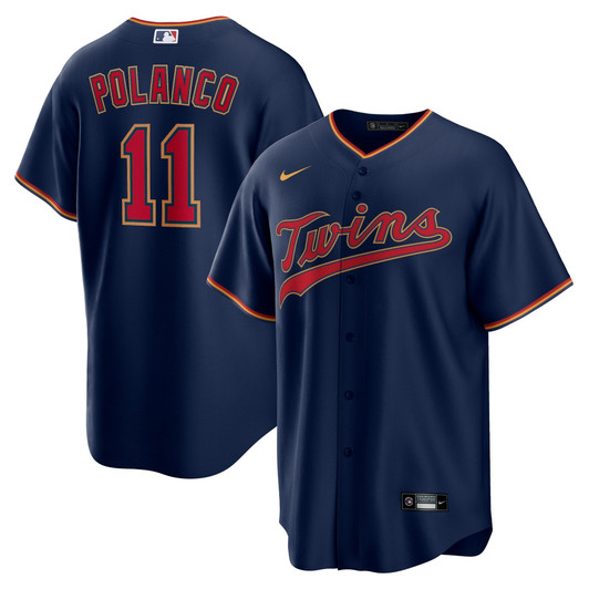 Jorge Polanco Minnesota Twins Nike Replica Replica Alternate Replica Player Name Jersey - Navy